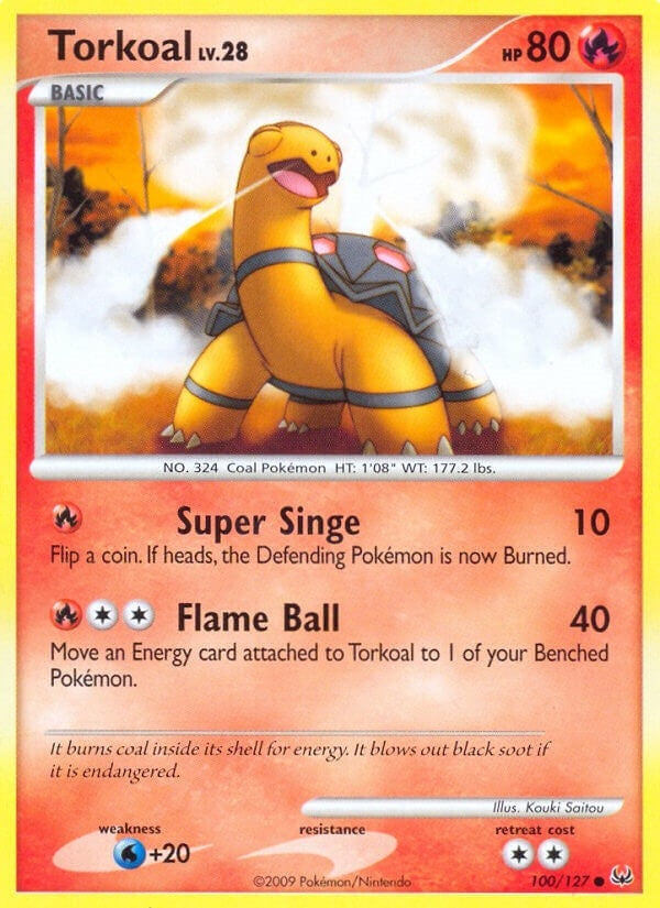 Image for Torkoal (100/127) (Platinum) (PL) - Pokemon