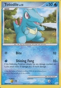 Image for Totodile (8/12) (DP Trainer Kit: Manaphy & Lucario) (PR) - Pokemon