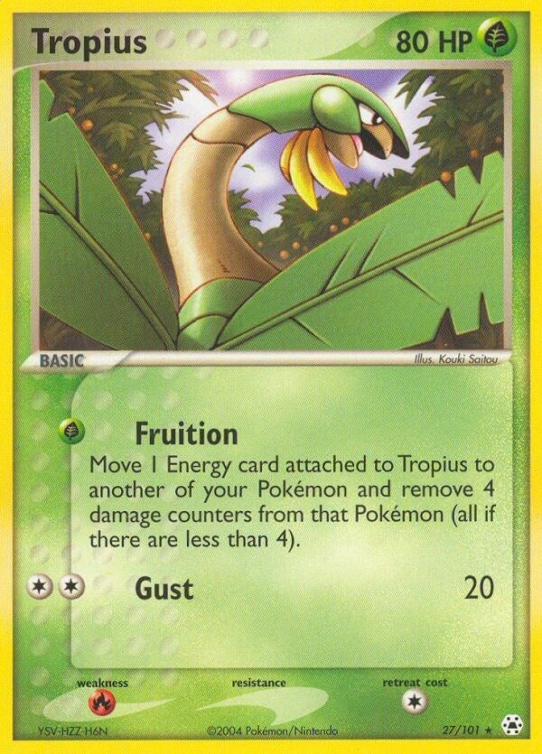 Image for Tropius (27/101) (EX Hidden Legends) (HL) - Pokemon