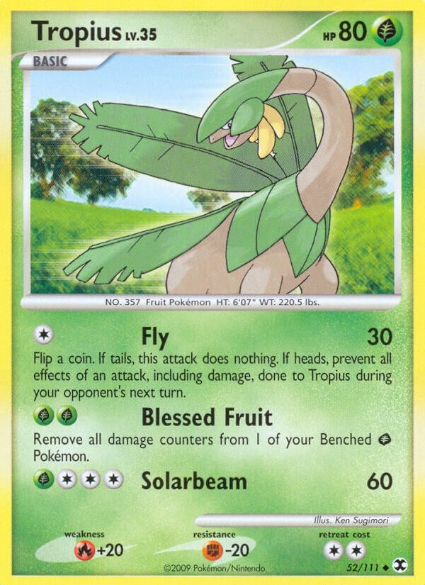 Image for Tropius (52/111) (Rising Rivals) (RR) - Pokemon