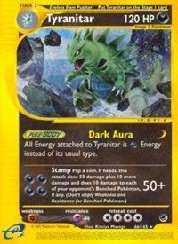 Image for Tyranitar (66) (066/165) (Expedition) (EX) - Pokemon