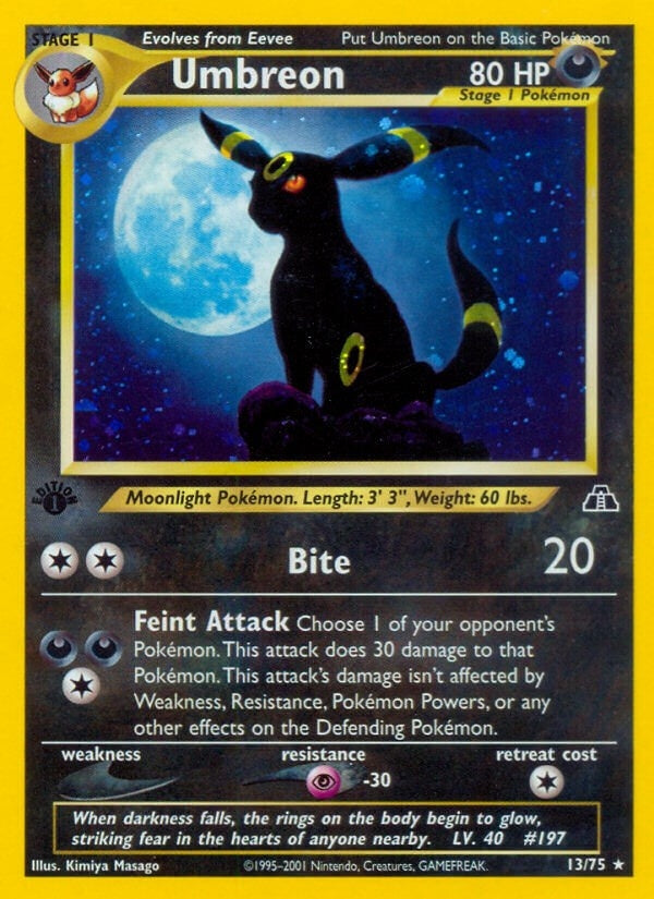Image for Umbreon (13) (13/75) (Neo Discovery) (N2) - Pokemon