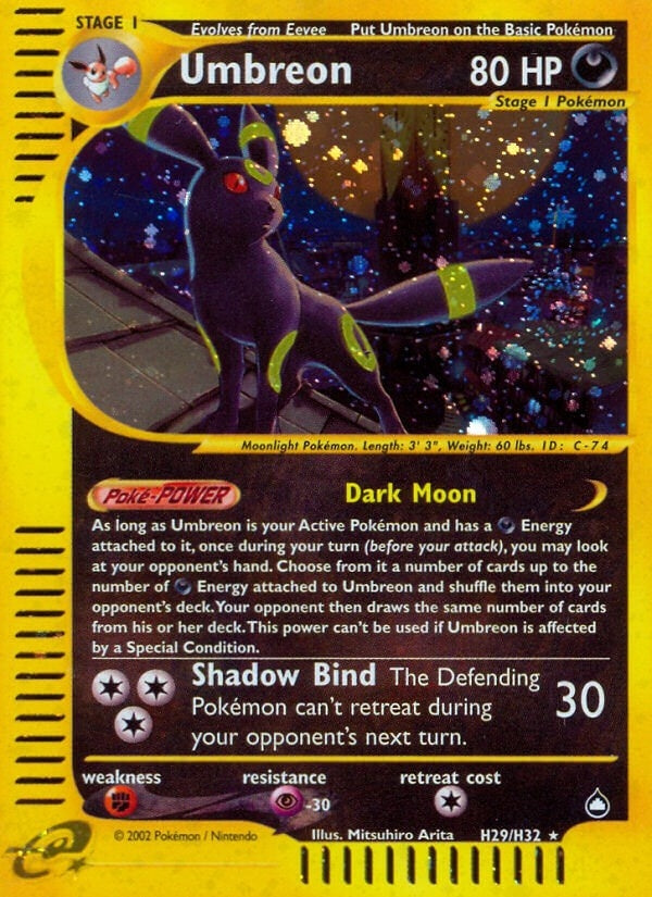 Image for Umbreon (H29) (H29/H32) (Aquapolis) (AQ) - Pokemon