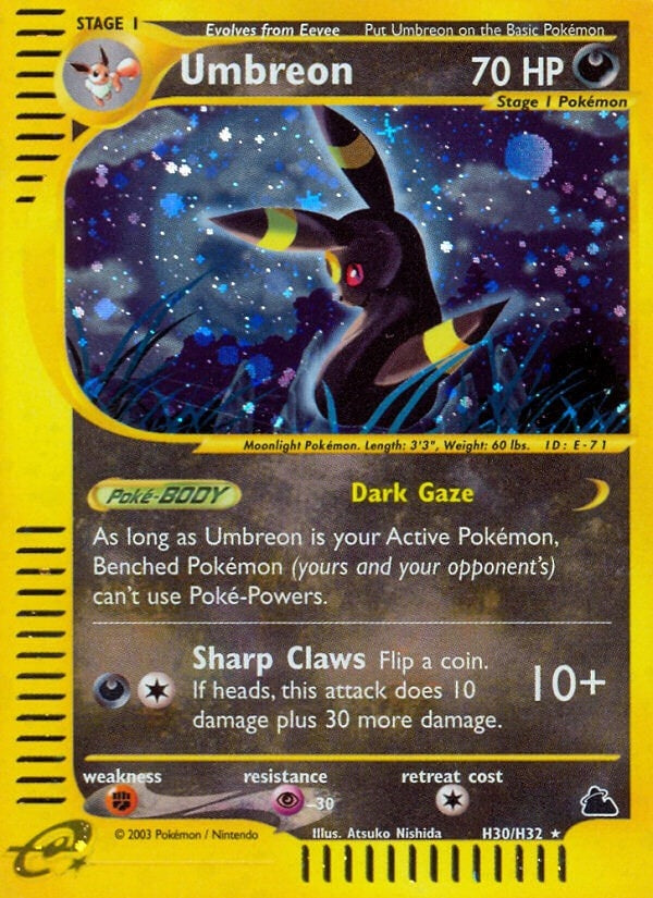 Image for Umbreon (H30) (H30/H32) (Skyridge) (SK) - Pokemon