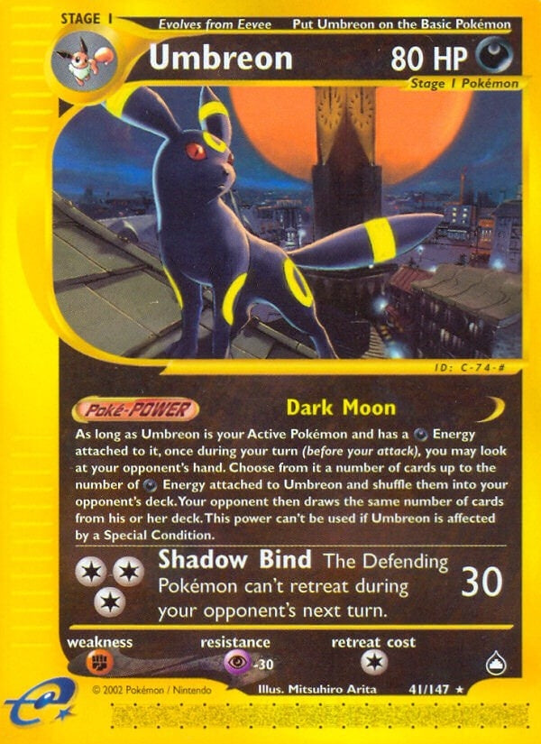 Image for Umbreon (041/147) (Aquapolis) (AQ) - Pokemon