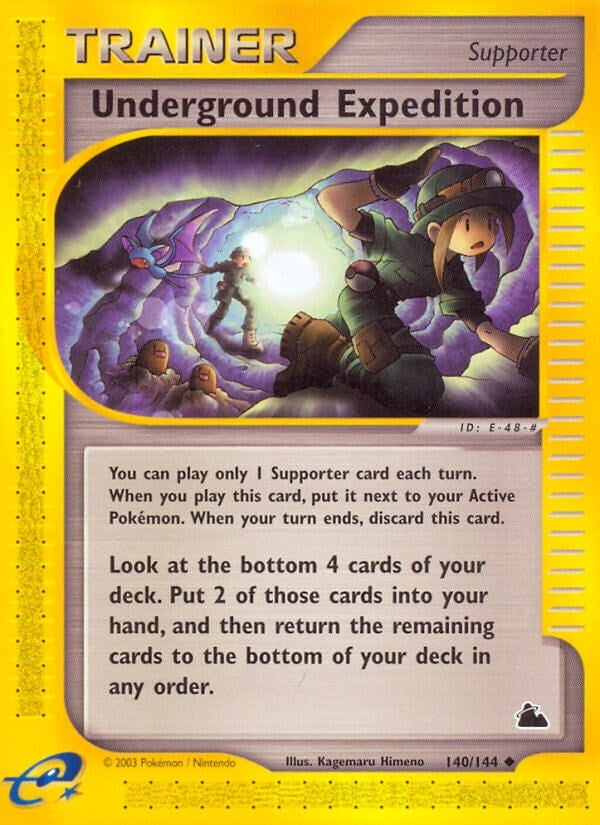 Image for Underground Expedition (140/144) (Skyridge) (SK) - Pokemon