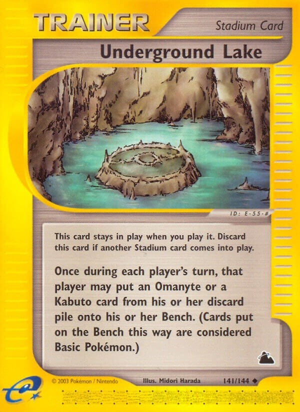 Image for Underground Lake (141/144) (Skyridge) (SK) - Pokemon