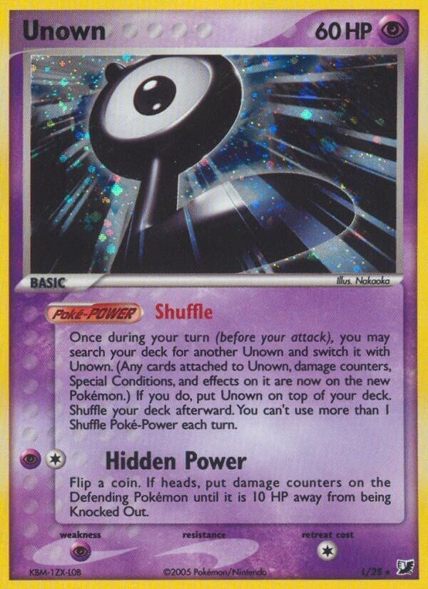 Image for Unown (L) (L/28) (EX Unseen Forces) (UF) - Pokemon