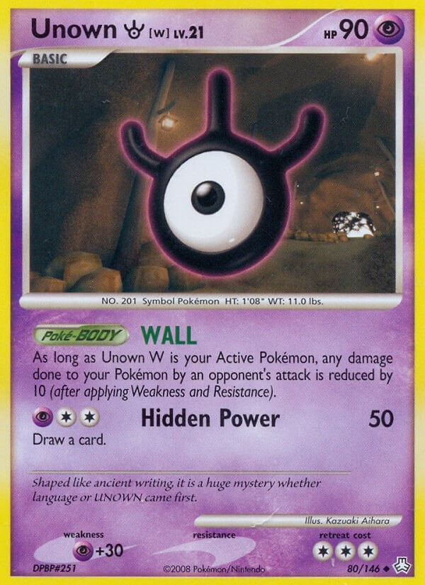 Image for Unown (W) (80/146) (Legends Awakened) (LA) - Pokemon