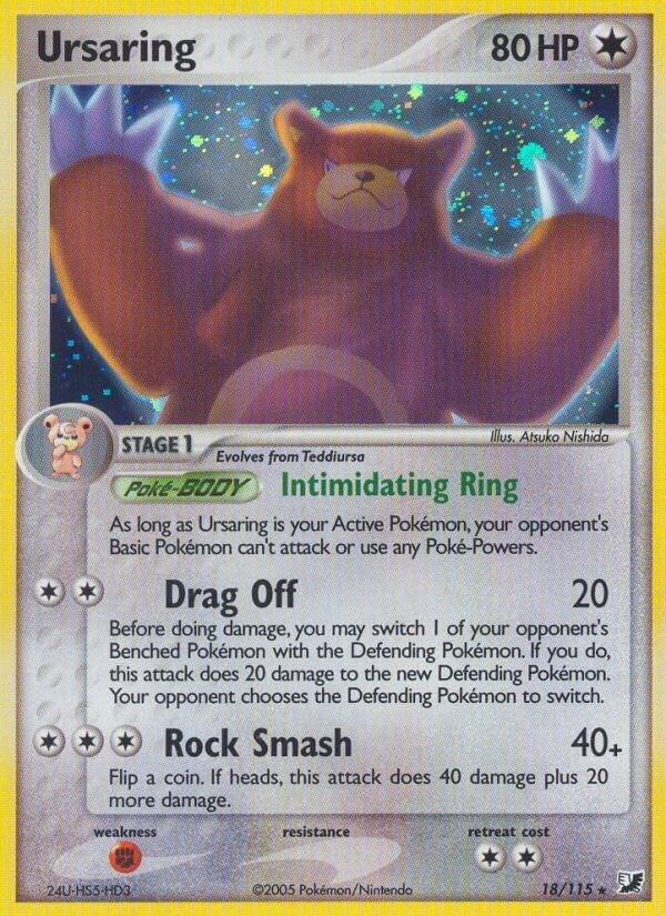 Image for Ursaring (18/115) (EX Unseen Forces) (UF) - Pokemon