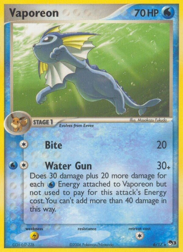 Image for Vaporeon (006/017) (POP Series 3) (POP) - Pokemon
