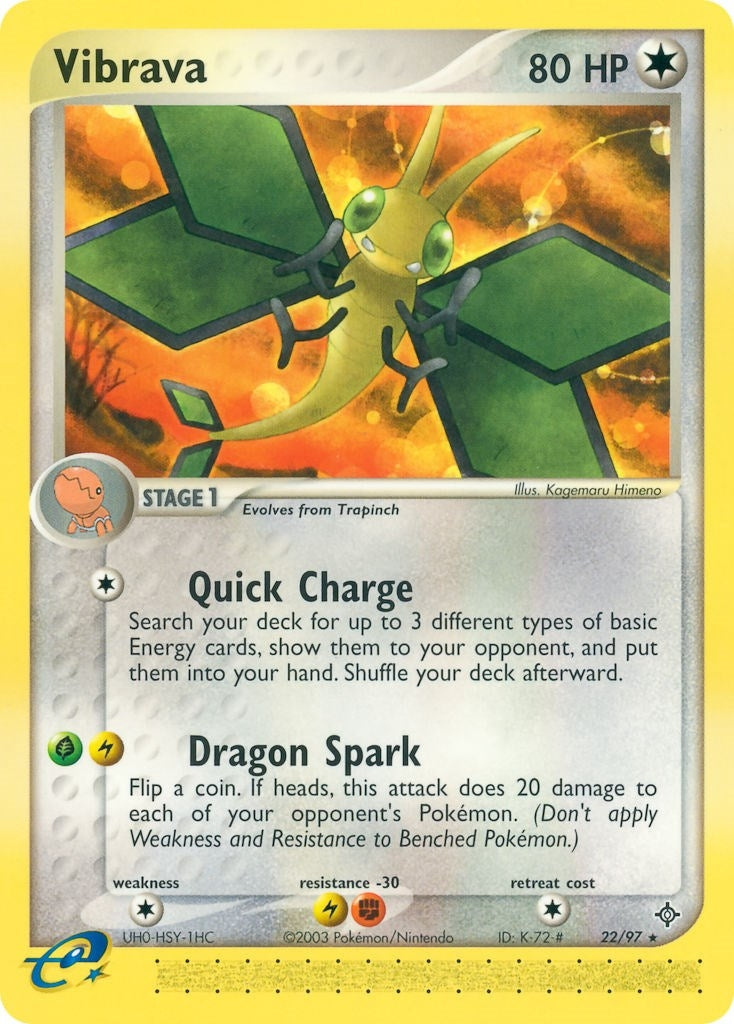 Image for Vibrava (22/97) (EX Dragon) (DR) - Pokemon