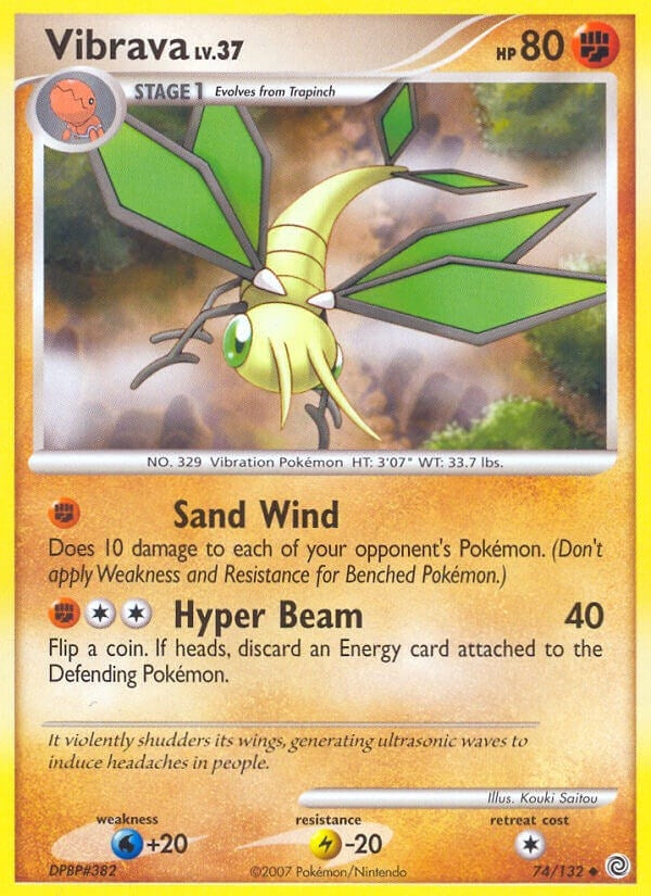 Image for Vibrava (74/132) (Secret Wonders) (SW) - Pokemon