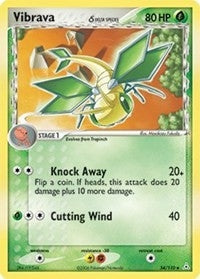 Image for Vibrava (Delta Species) (54/110) (EX Holon Phantoms) (HP) - Pokemon