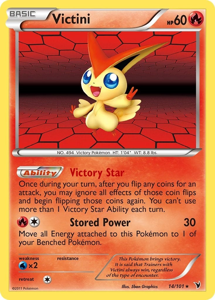 Image for Victini (14) (14/101) (Noble Victories) (NVI) - Pokemon