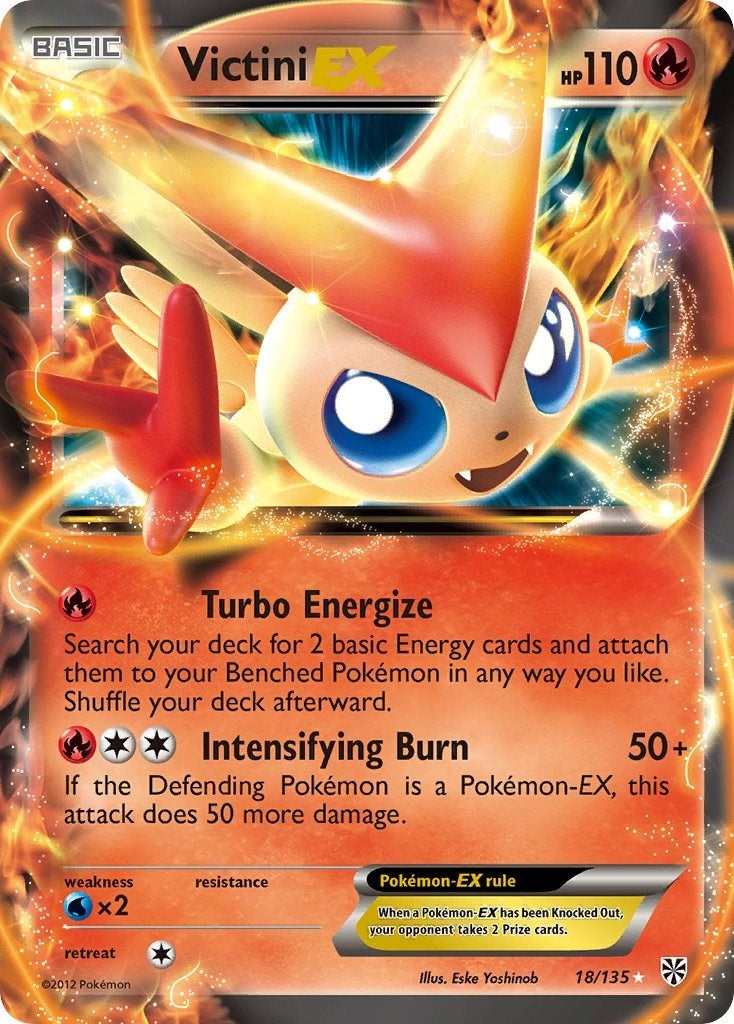 Image for Victini EX (18/135) (Plasma Storm) (PLS) - Pokemon