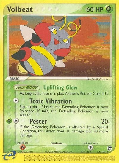 Image for Volbeat (53/100) (EX Sandstorm) (SS) - Pokemon