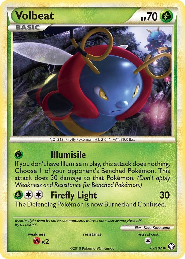 Image for Volbeat (82/102) (Triumphant) (TM) - Pokemon