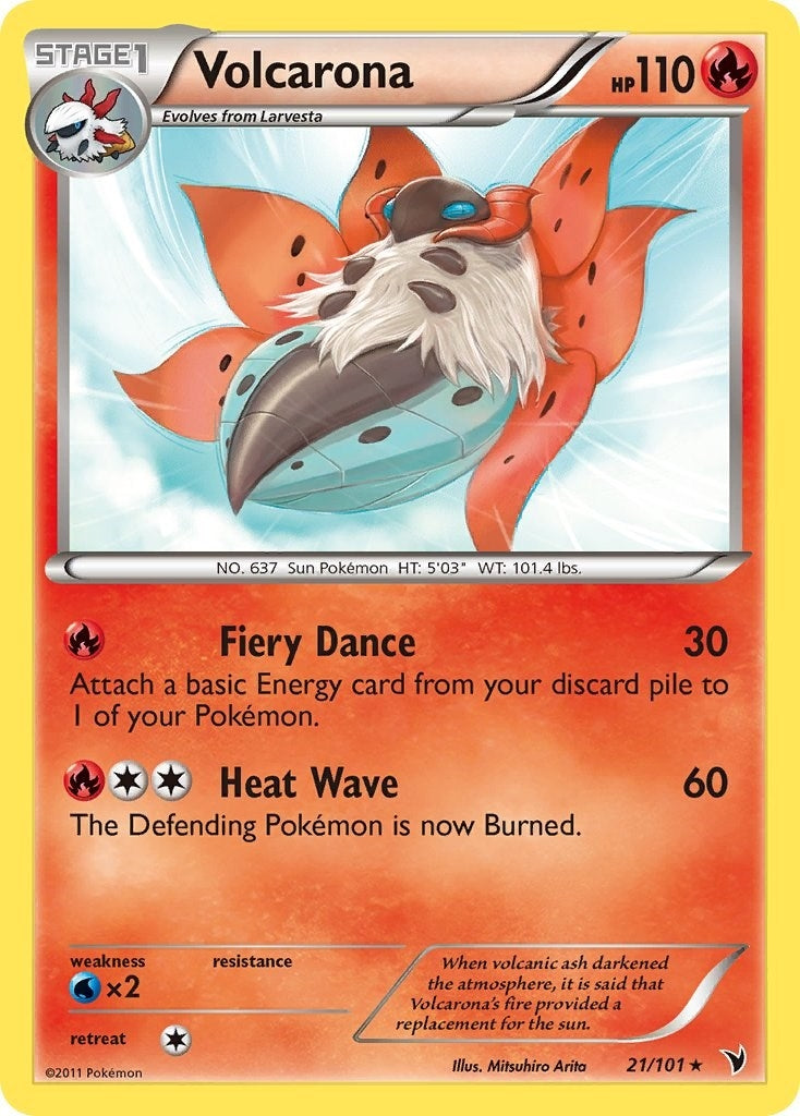 Image for Volcarona (21/101) (Noble Victories) (NVI) - Pokemon