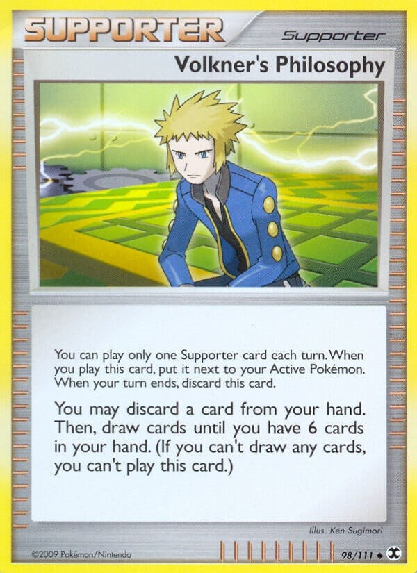 Image for Volkner's Philosophy (98/111) (Rising Rivals) (RR) - Pokemon