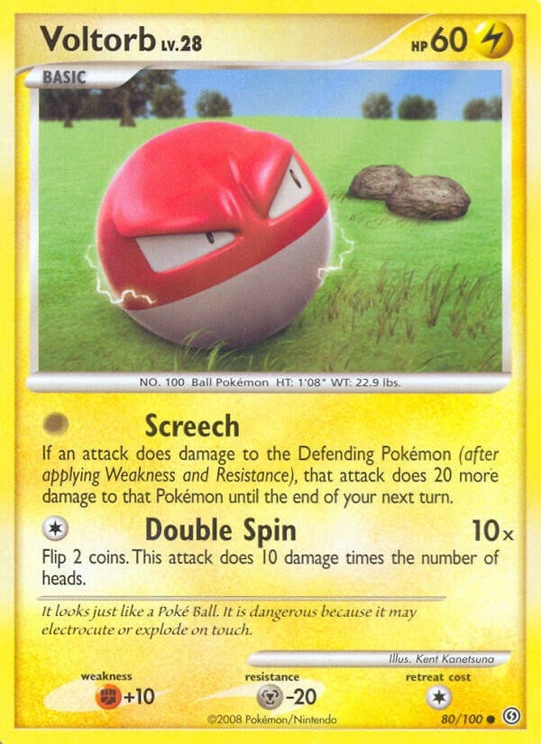 Image for Voltorb (80) (80/100) (Stormfront) (SF) - Pokemon
