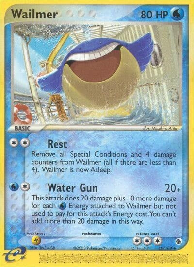 Image for Wailmer (48/109) (EX Ruby and Sapphire) (RS) - Pokemon