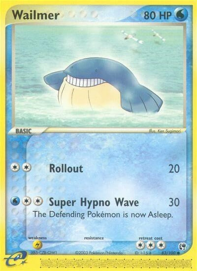 Image for Wailmer (83/100) (EX Sandstorm) (SS) - Pokemon