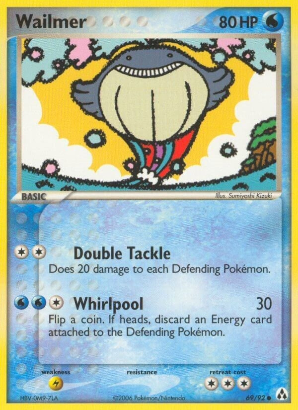 Image for Wailmer (69/92) (EX Legend Maker) (LM) - Pokemon