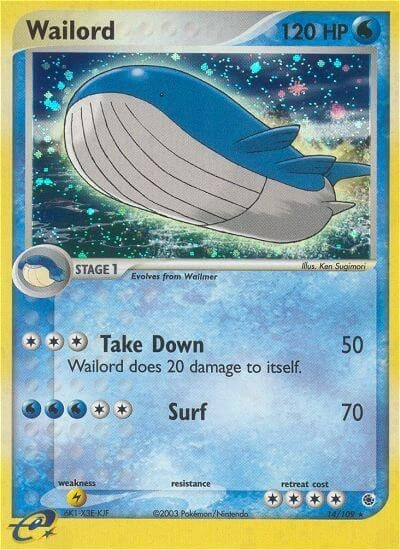 Image for Wailord (14/109) (EX Ruby and Sapphire) (RS) - Pokemon