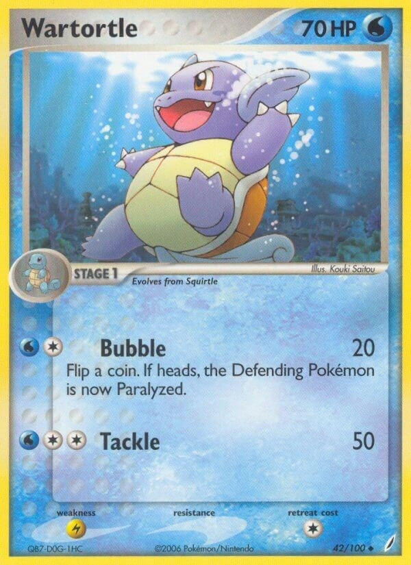 Image for Wartortle (42/100) (EX Crystal Guardians) (CG) - Pokemon