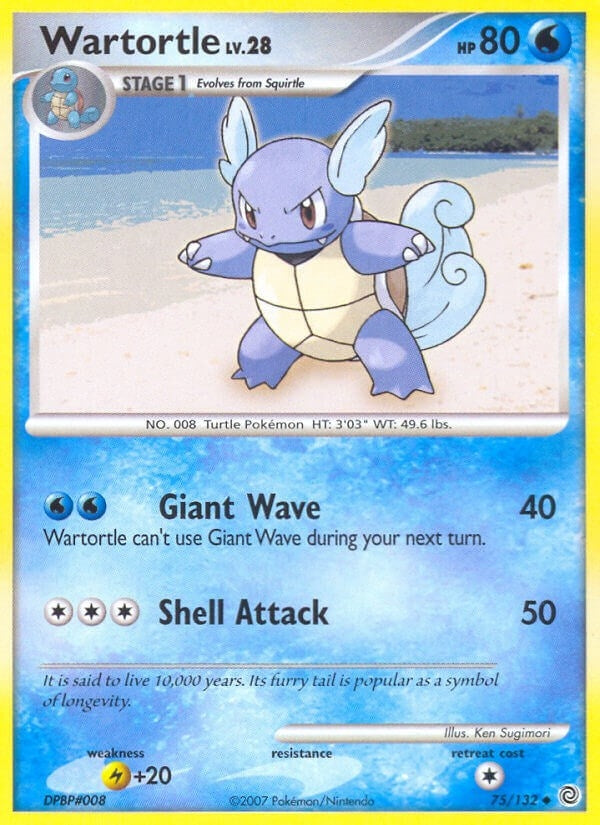 Image for Wartortle (75/132) (Secret Wonders) (SW) - Pokemon