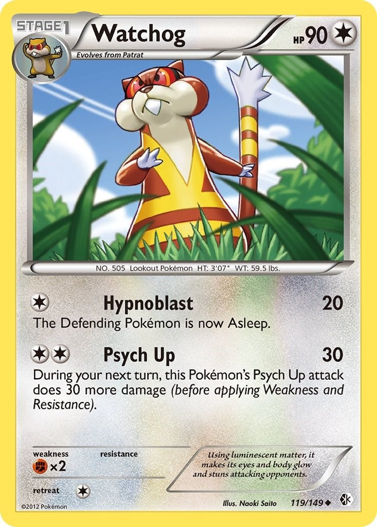 Image for Watchog (119/149) (Boundaries Crossed) (BCR) - Pokemon