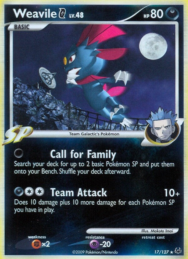 Image for Weavile G (17/127) (Platinum) (PL) - Pokemon