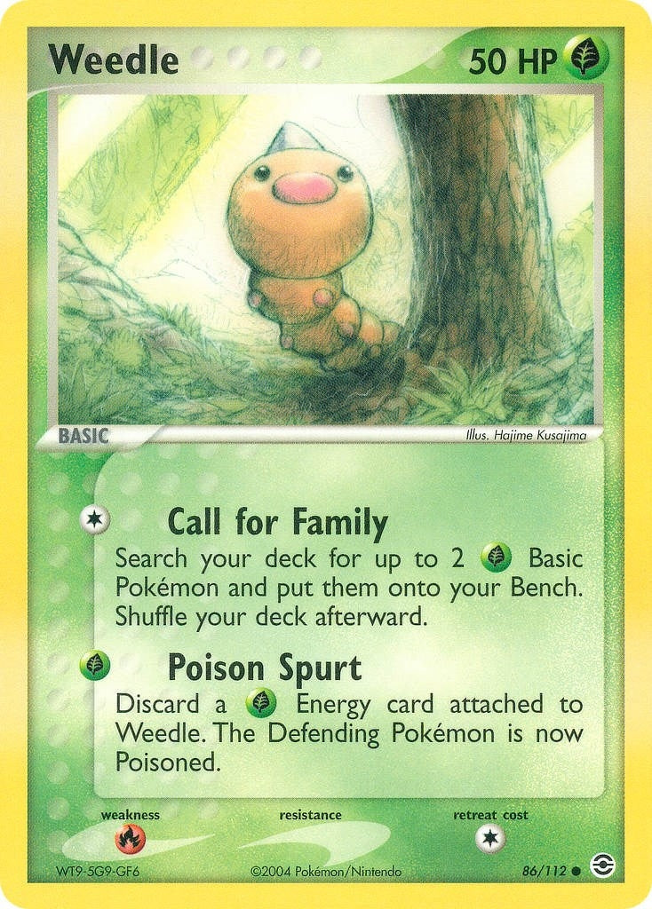 Image for Weedle (86/112) (EX FireRed & LeafGreen) (RG) - Pokemon
