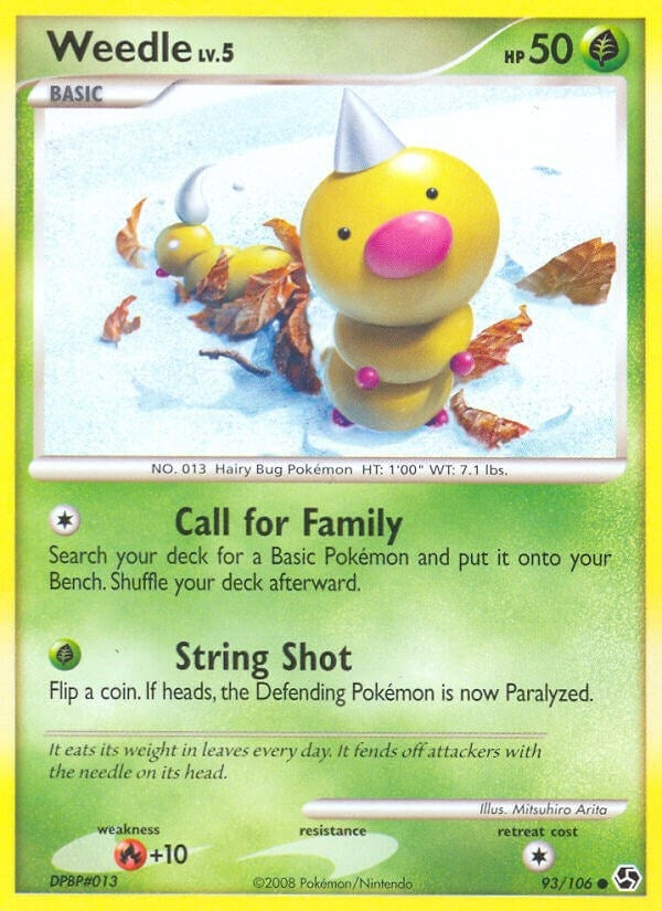Image for Weedle (93/106) (Great Encounters) (GE) - Pokemon