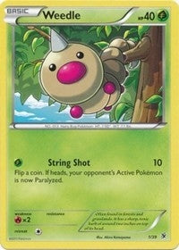 Image for Weedle (1/39) (Kalos Starter Set) (KSS) - Pokemon