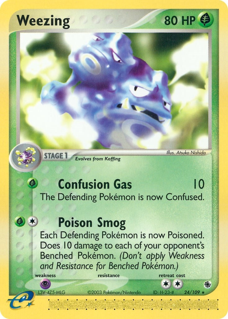 Image for Weezing (24/109) (EX Ruby and Sapphire) (RS) - Pokemon