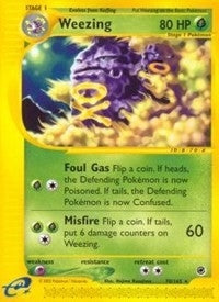 Image for Weezing (70) (070/165) (Expedition) (EX) - Pokemon