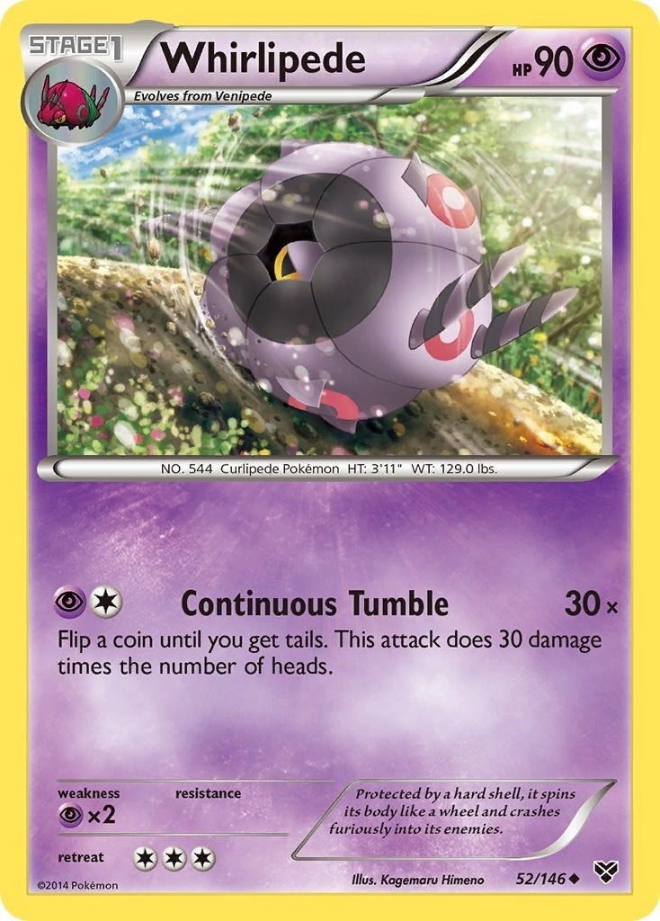 Image for Whirlipede (52/146) (XY Base Set) (XY) - Pokemon