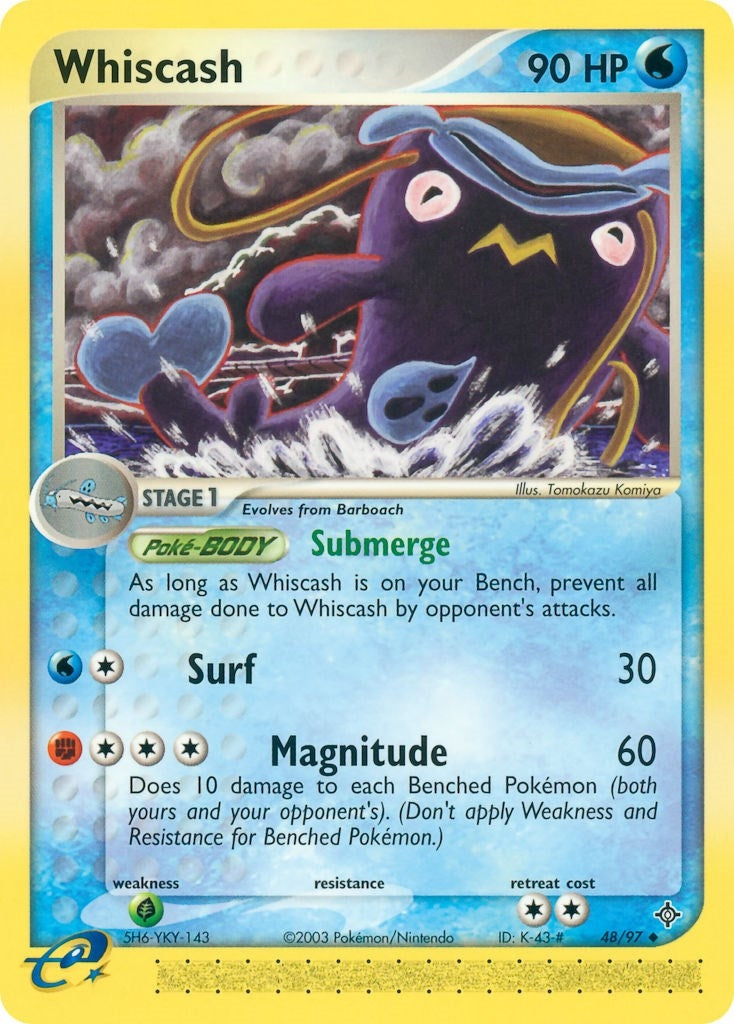 Image for Whiscash (48/97) (EX Dragon) (DR) - Pokemon