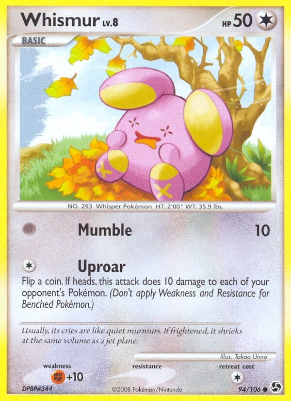 Image for Whismur (94/106) (Great Encounters) (GE) - Pokemon