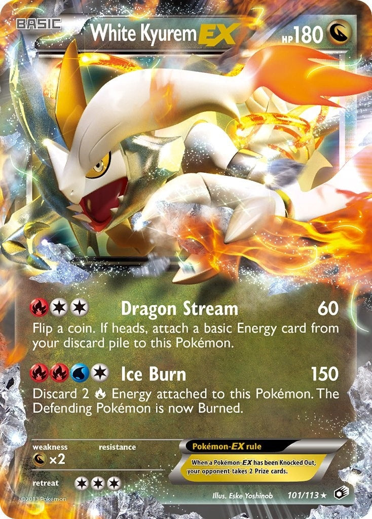 Image for White Kyurem EX (101/113) (Legendary Treasures) (LTR) - Pokemon
