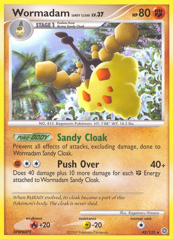 Image for Wormadam Sandy Cloak (42/132) (Secret Wonders) (SW) - Pokemon