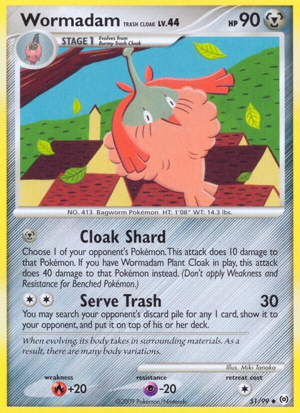Image for Wormadam Trash Cloak (51/99) (Arceus) (AR) - Pokemon