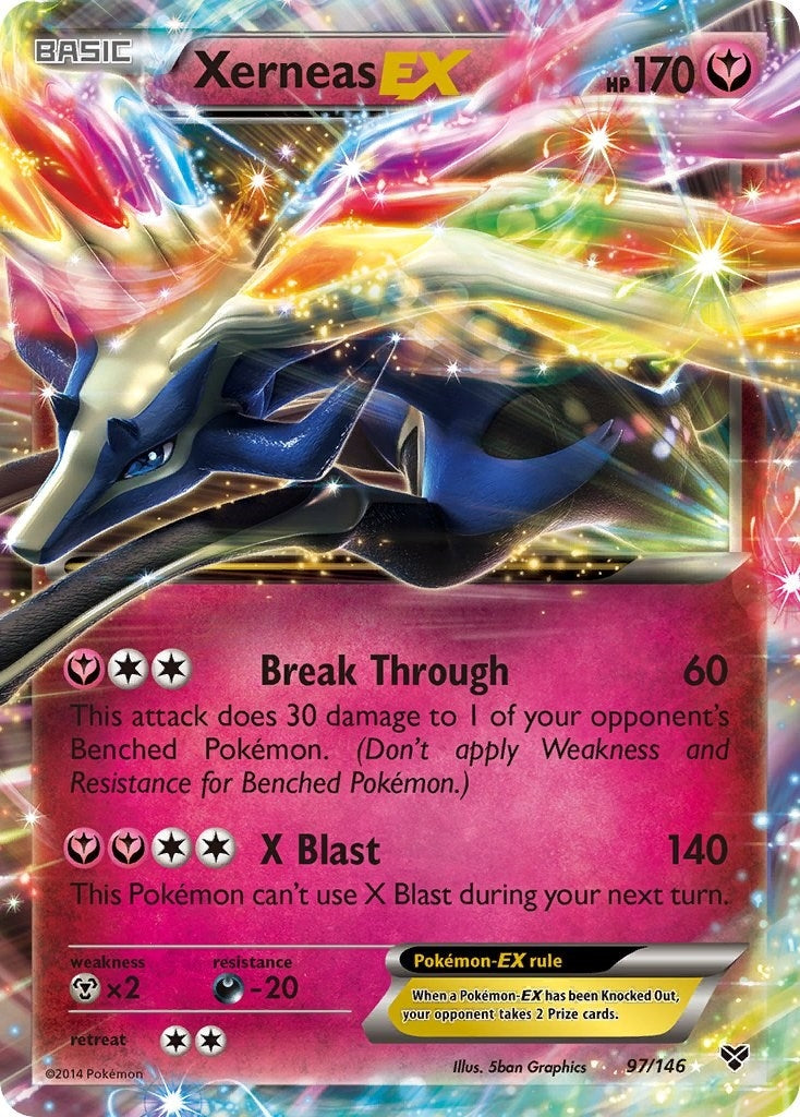 Image for Xerneas EX (97/146) (XY Base Set) (XY) - Pokemon