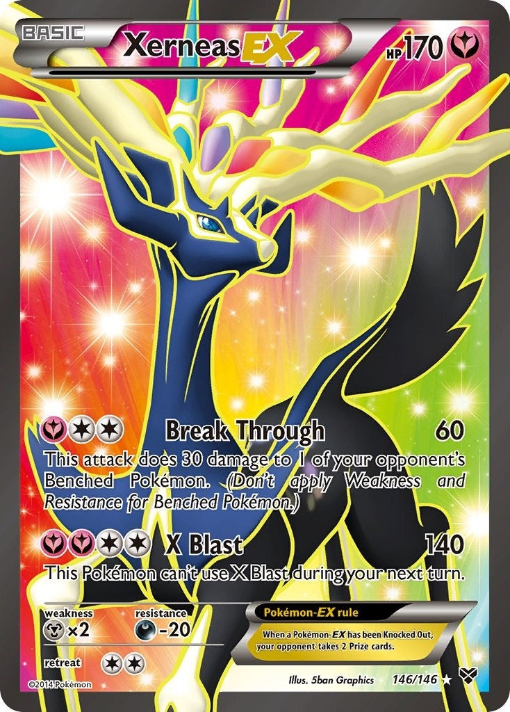 Image for Xerneas EX (146 Full Art) (146/146) (XY Base Set) (XY) - Pokemon