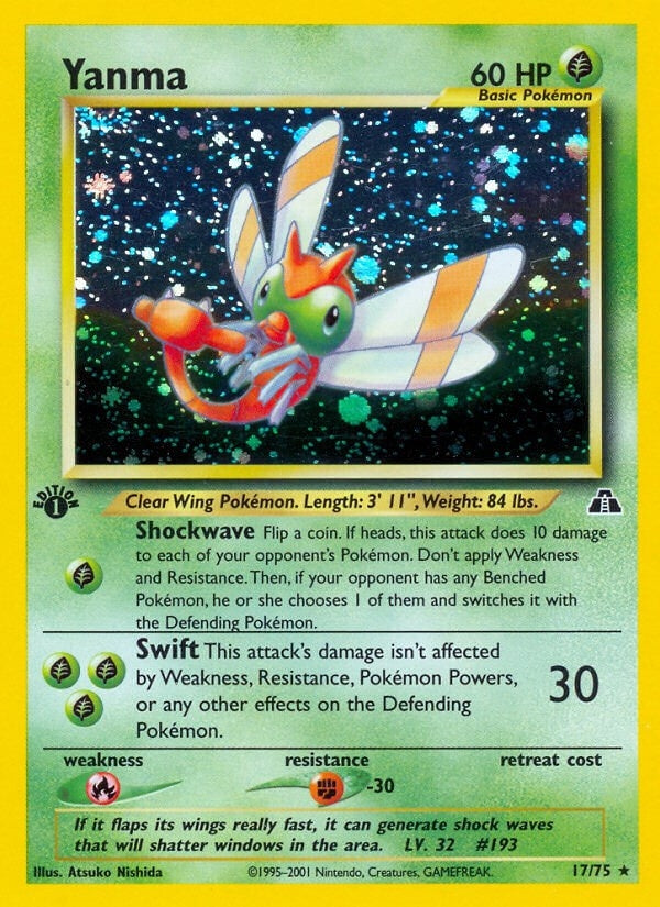 Image for Yanma (17) (17/75) (Neo Discovery) (N2) - Pokemon