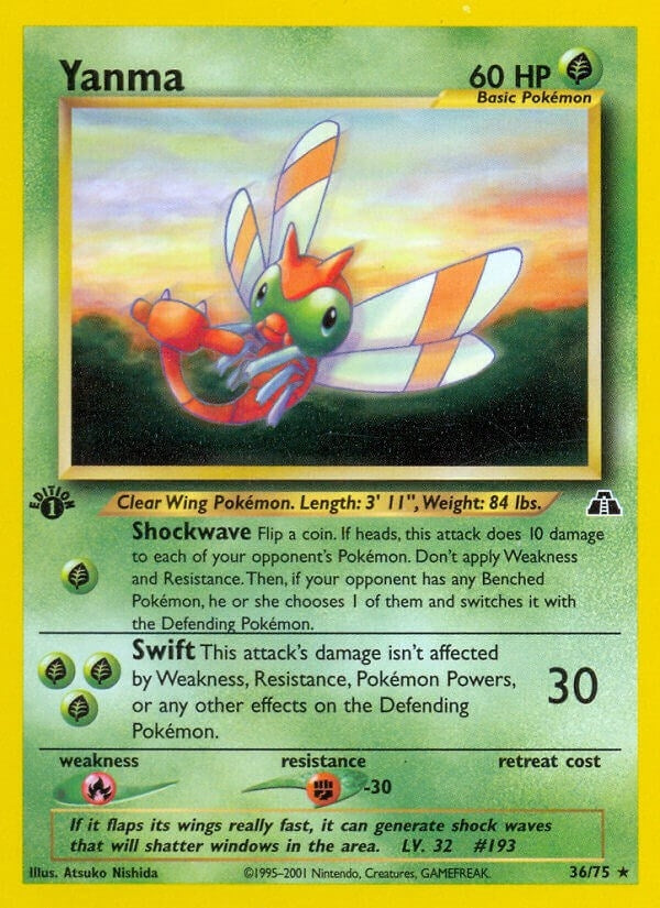 Image for Yanma (36) (36/75) (Neo Discovery) (N2) - Pokemon