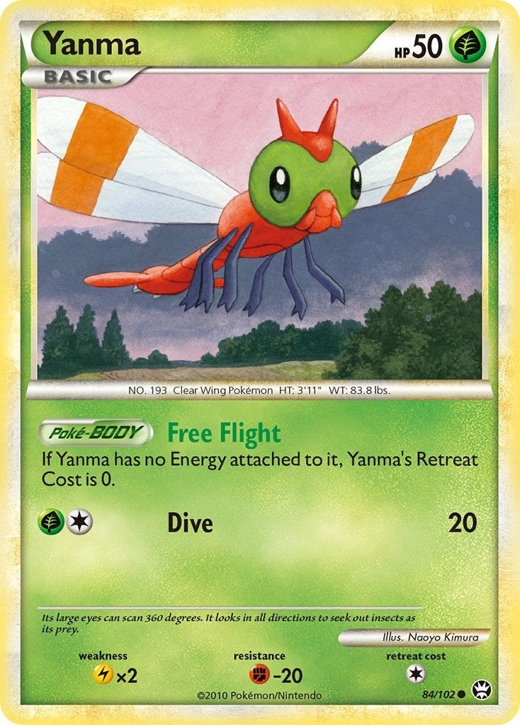 Image for Yanma (84/102) (Triumphant) (TM) - Pokemon