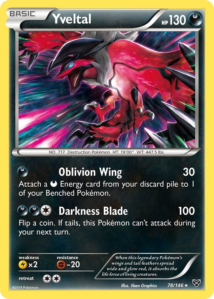 Image for Yveltal (78/146) (XY Base Set) (XY) - Pokemon